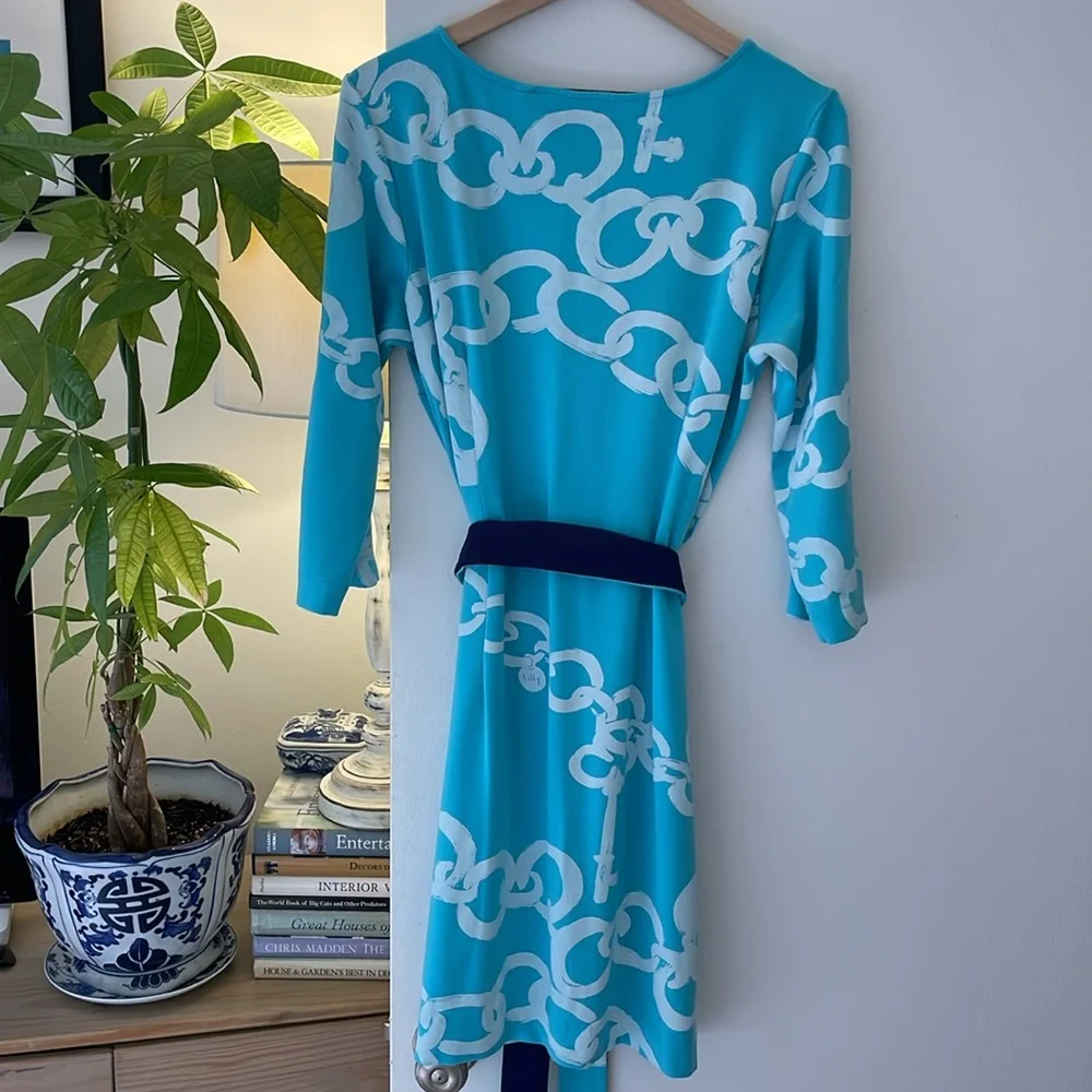 Lilly Pulitzer ~ Chain Print Jersey Dress - Picture 5 of 11